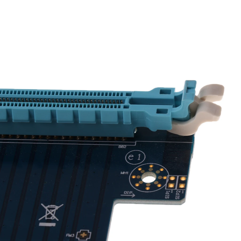 Dovewill PCI Express расширение PCI-E 16X90 градусов адаптер Riser Card конвертер PCIE 16X адаптер карта абсолютно