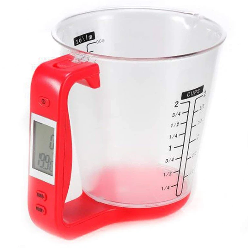 Hot Sale Measuring Cup Scale with LCD Display Kitchen Jug Digital Food Liquid Measure Containers Tools |