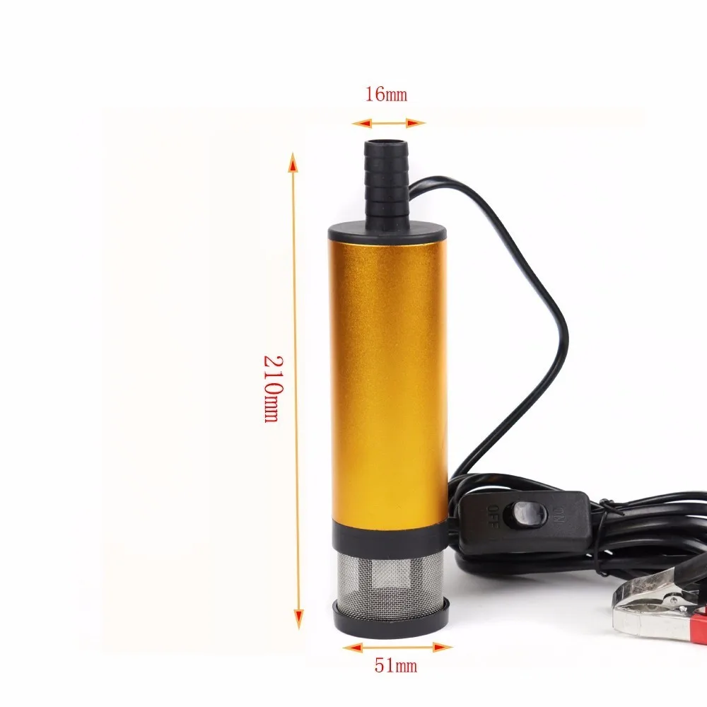Dc 12v24v24tric дизельный топливный насос 51 мм 30 л/мин подъемник 3 м вода масло