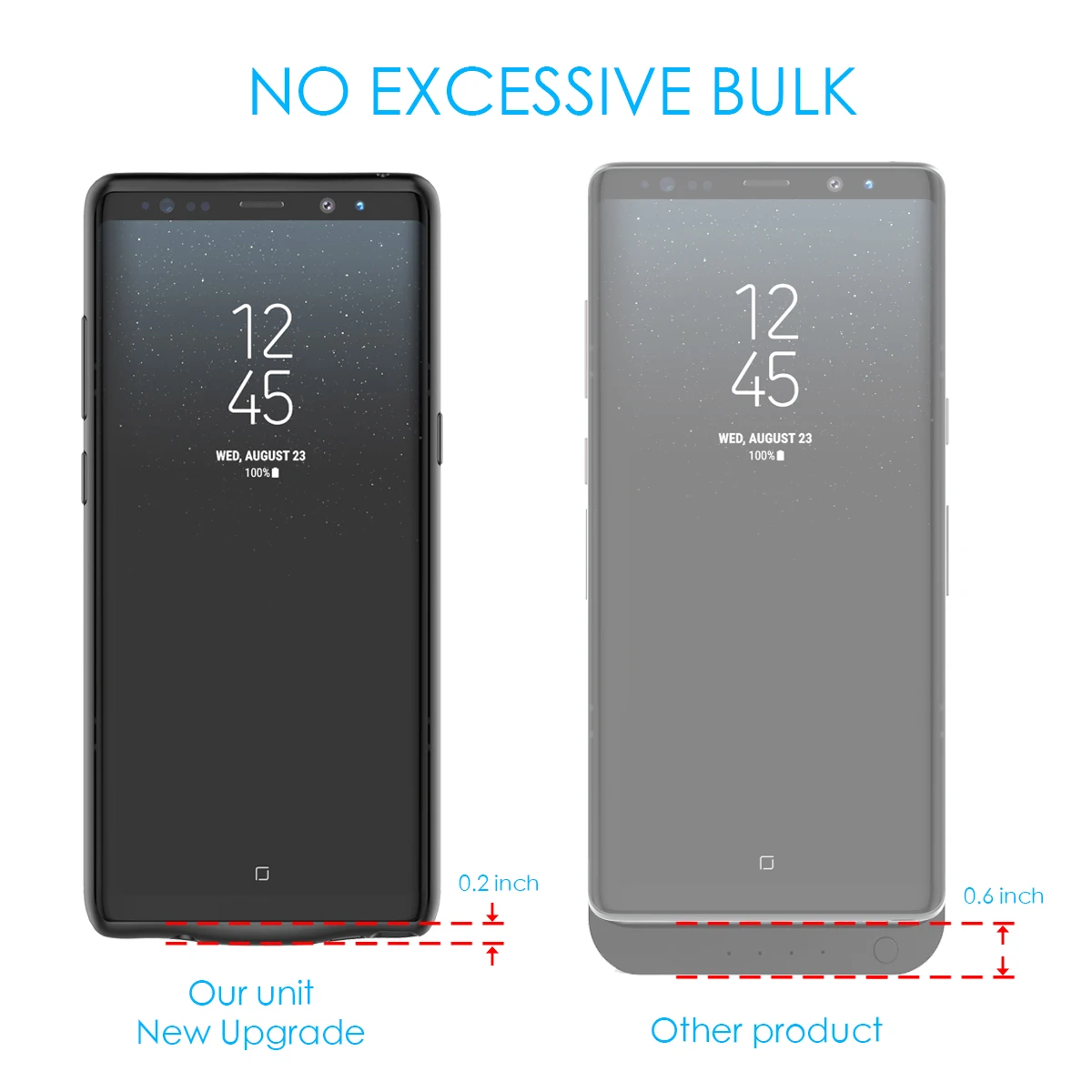 Чехол для зарядного устройства samsung Galaxy Note 8 5500 мА/ч внешний аккумулятор чехол