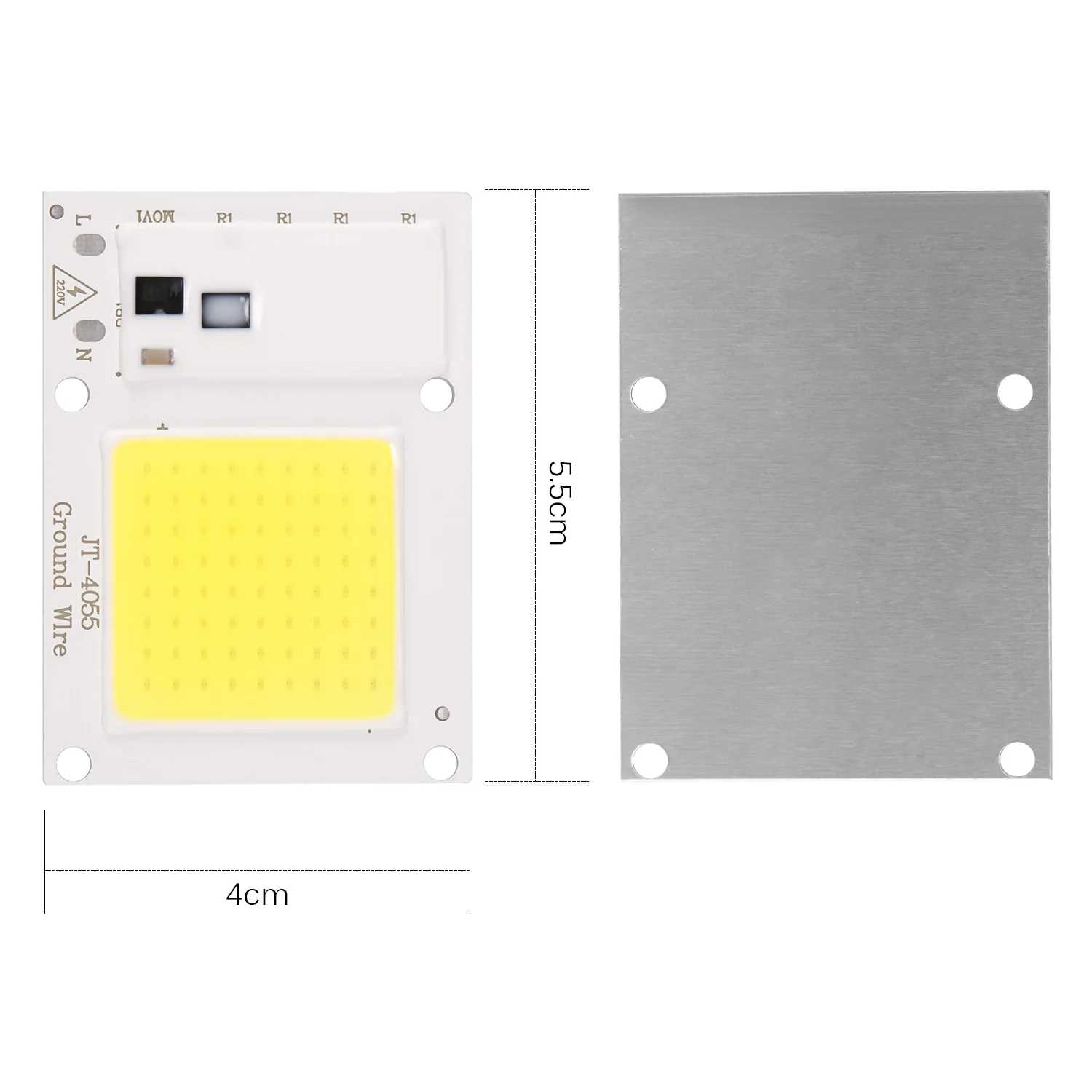 Светодиодный прожектор светильник COB светодиодный LED чип 20 Вт 30 50 лампа 110 В 220 Smart IC
