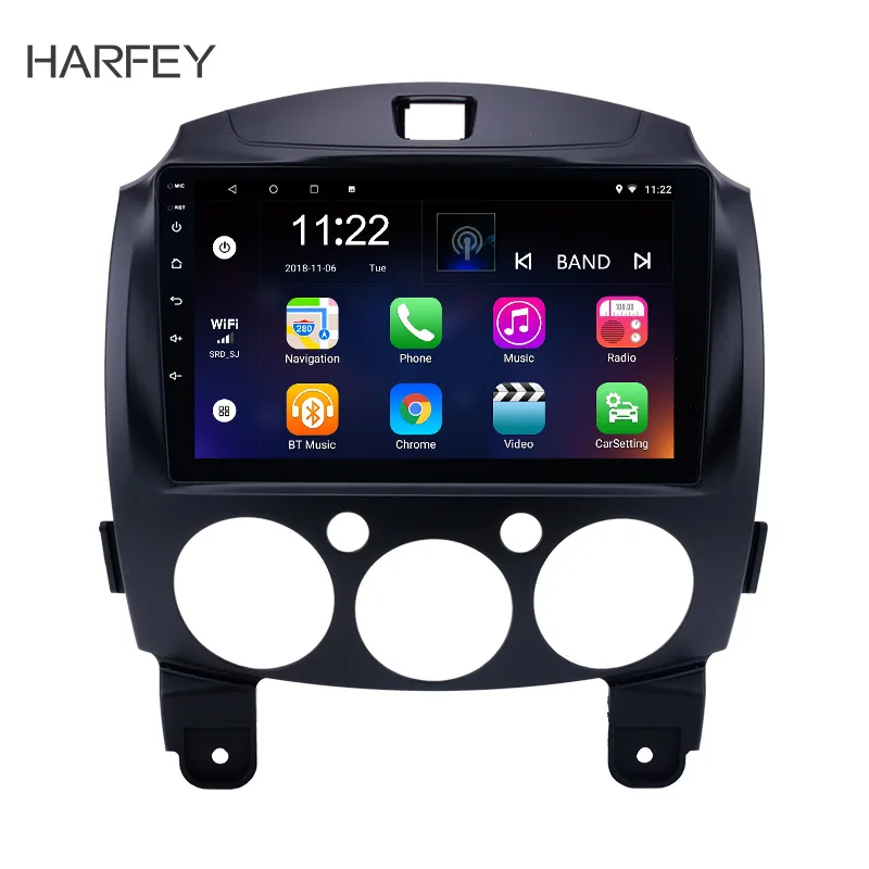 Harfey GPS Navi автомобильное радио Android 8 1/7 1 мультимедиа 9 &quotплеер для MAZDA