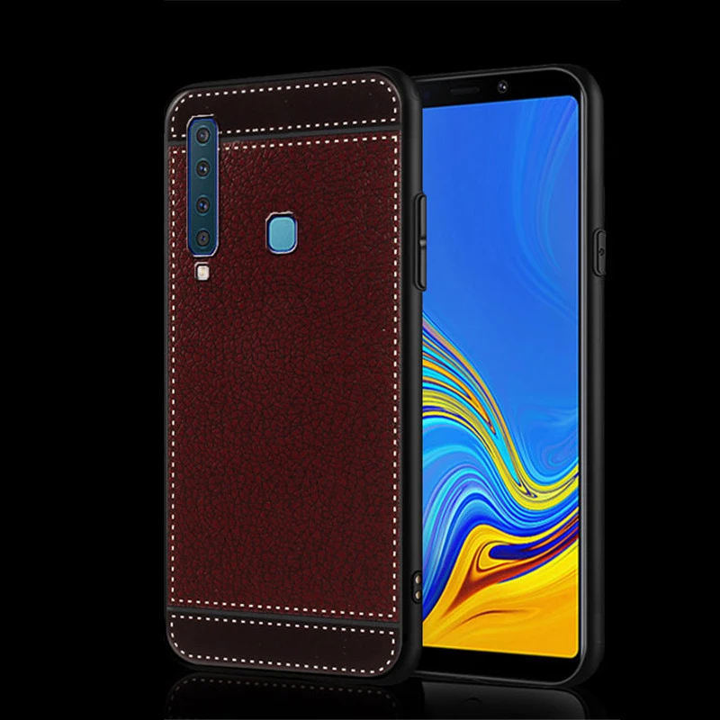 Чехол iSecret для Samsung galaxy A9S A9200 кожаный мягкий черный силиконовый чехол A9 2018 A920F