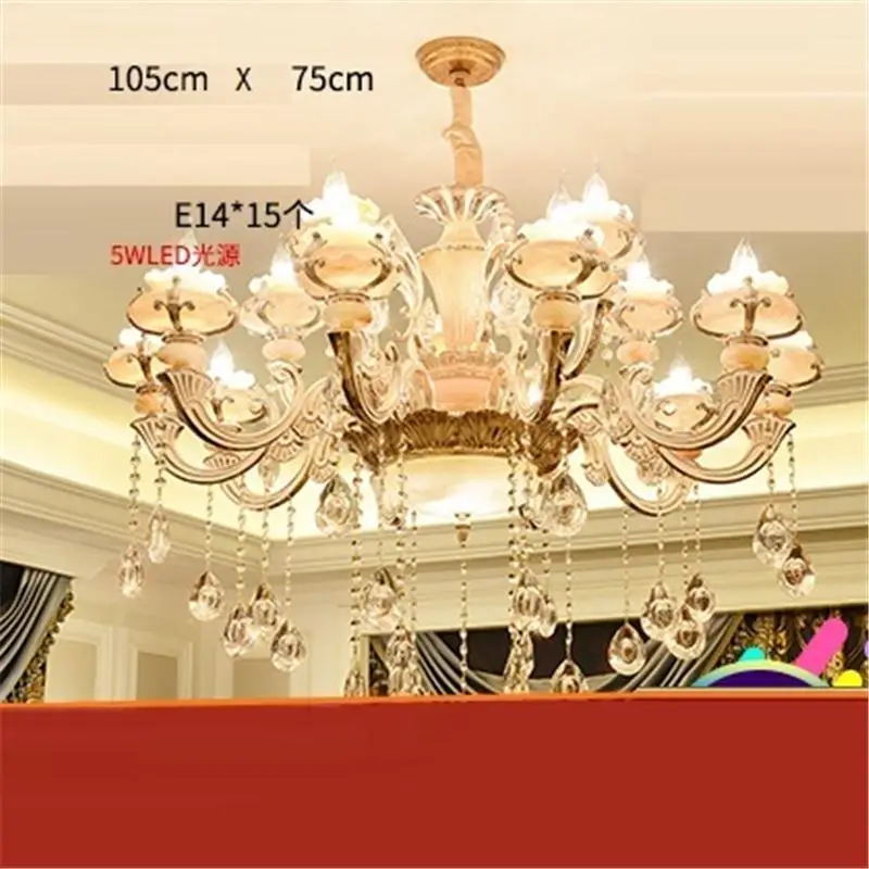 Осветительный светильник Crystal Techo imperna Comedor Lampara Colgante Lustre E Pendente Para Sala De Jantar Deco