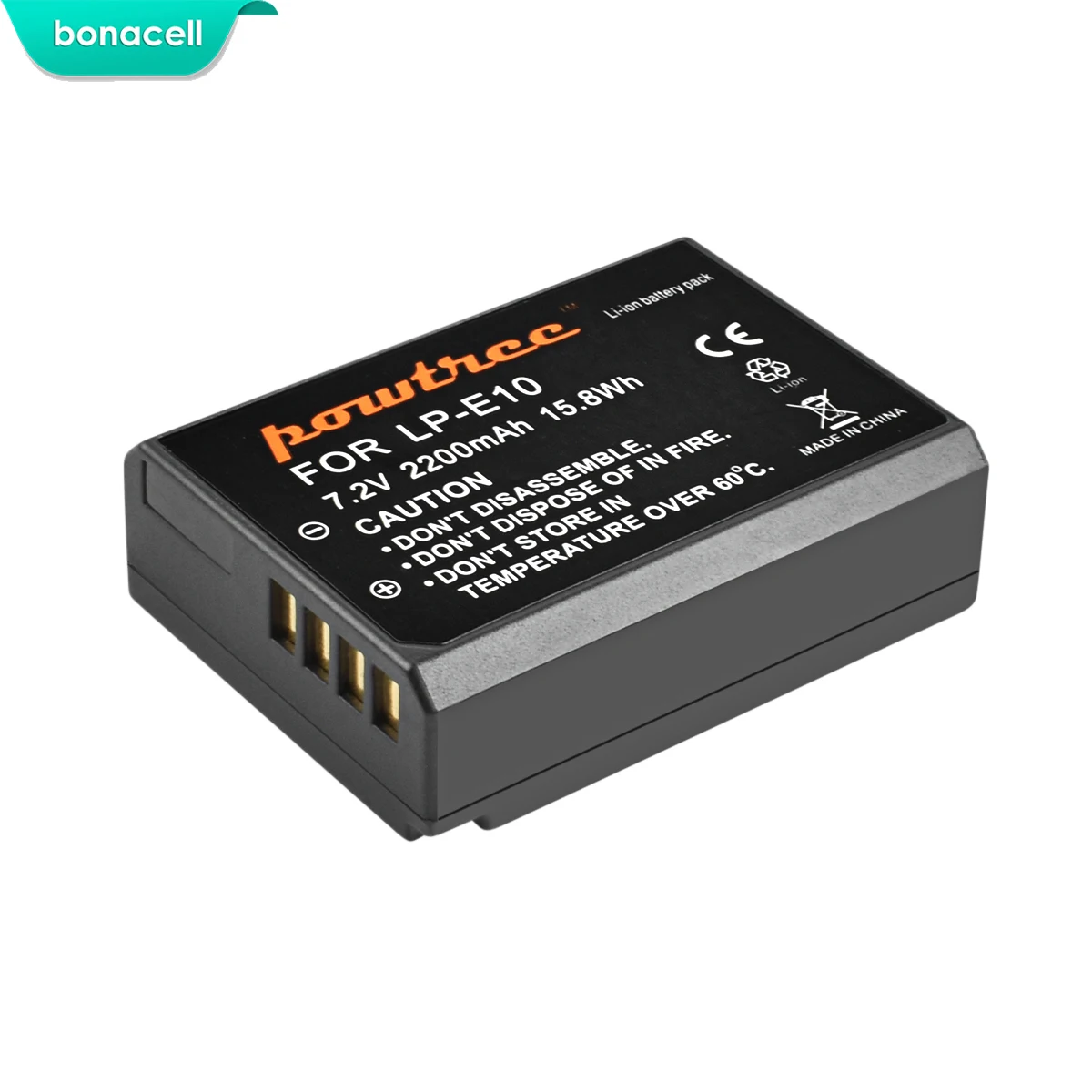 Bonacell 2200 мАч LP E10 LPE10 камера батарея + ЖК зарядное устройство для Canon 1100D 1200D 1300D Rebel T3 T5