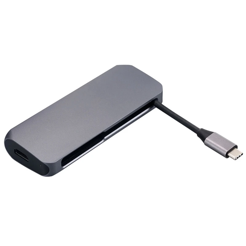 Usb-C к Hdmi 6-in-1 конвертер может вместить Type-C Usb3.0 Sd Tf карта концентратор зарядки