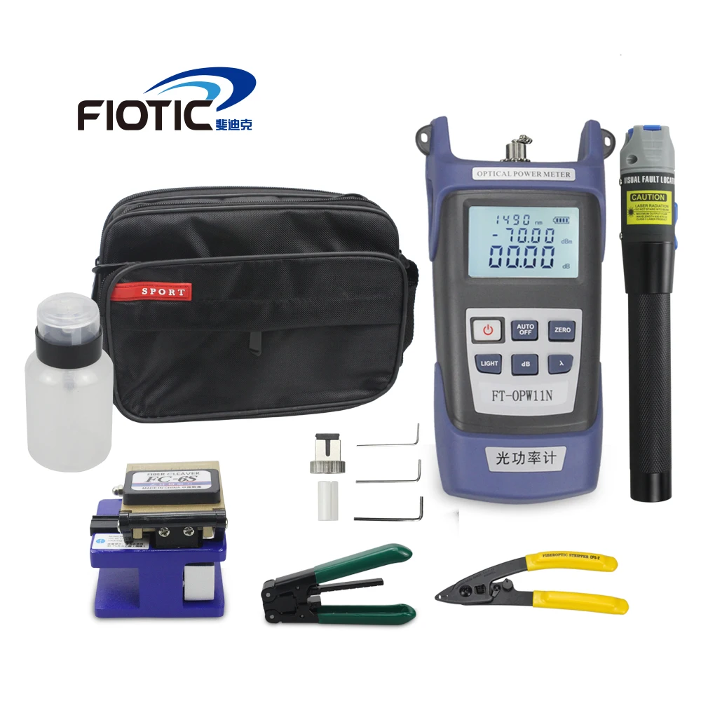 

Измеритель оптической мощности FC6S, визуальный локатор неисправностей комплект инструментов для работы с оптическим кабелем FTTH, 1 мВт