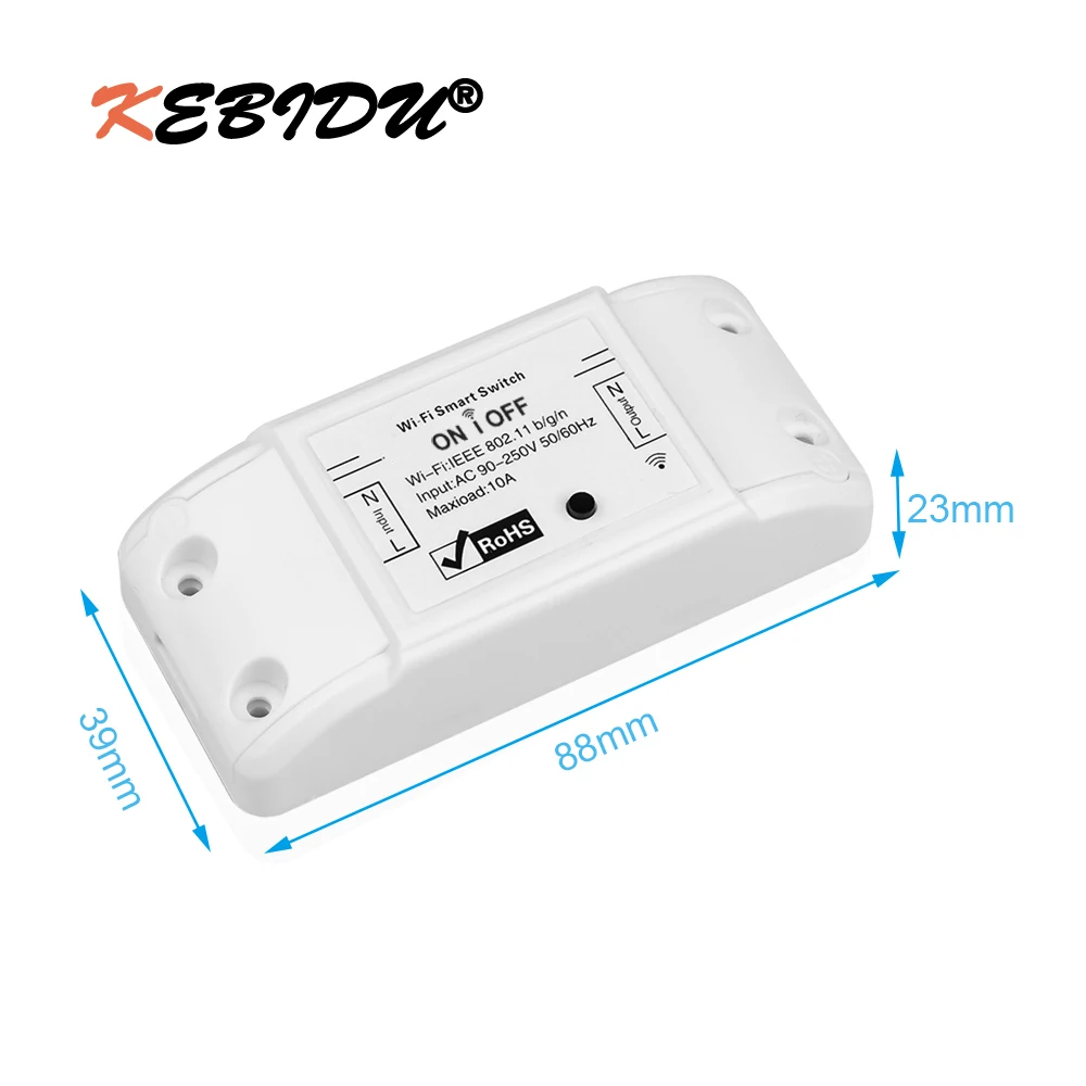 

AC90-250V приемник беспроводной пульт дистанционного управления WiFi умный переключатель умный Модуль Автоматизации умного дома Wifi коммутатор