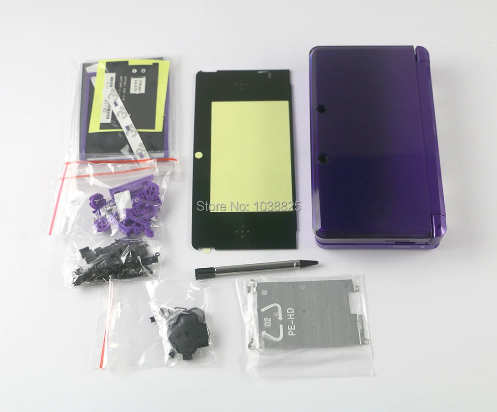Полностью закрытый корпус для чехла 3DS сменные детали ремонта с кнопками лицевая