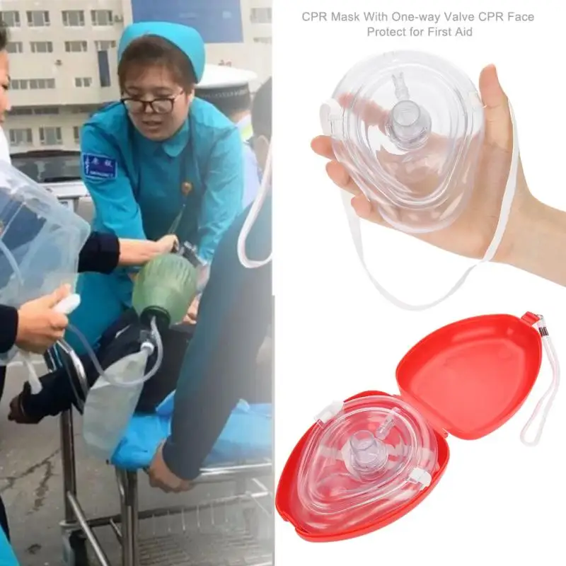 CPR маски первой помощи дыхательная маска для СЛР дыхания рта односторонние