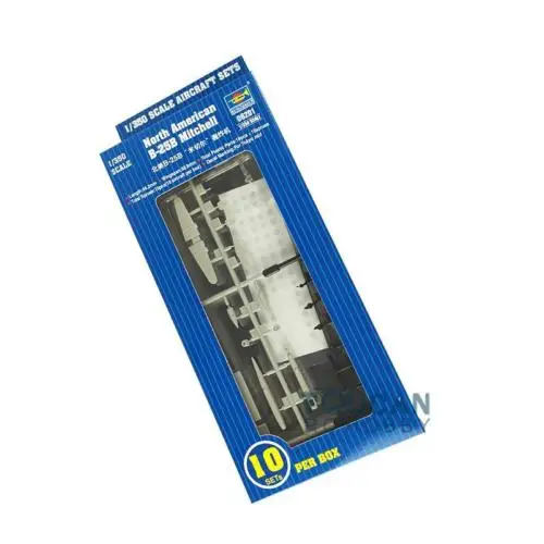 Trumpeter 06201 1/350 North American B-25B Mitchell Bomber Aircraft Set Model TH05516-SMT2 artwox trumpeter 05607 u s cv 3 saratoga aircraft carrier wooden deck aw10120