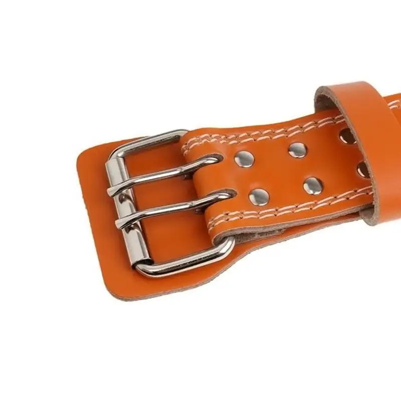 Кожаный спортивный пояс для тяжелой атлетики с поддержкой спины Спортзал