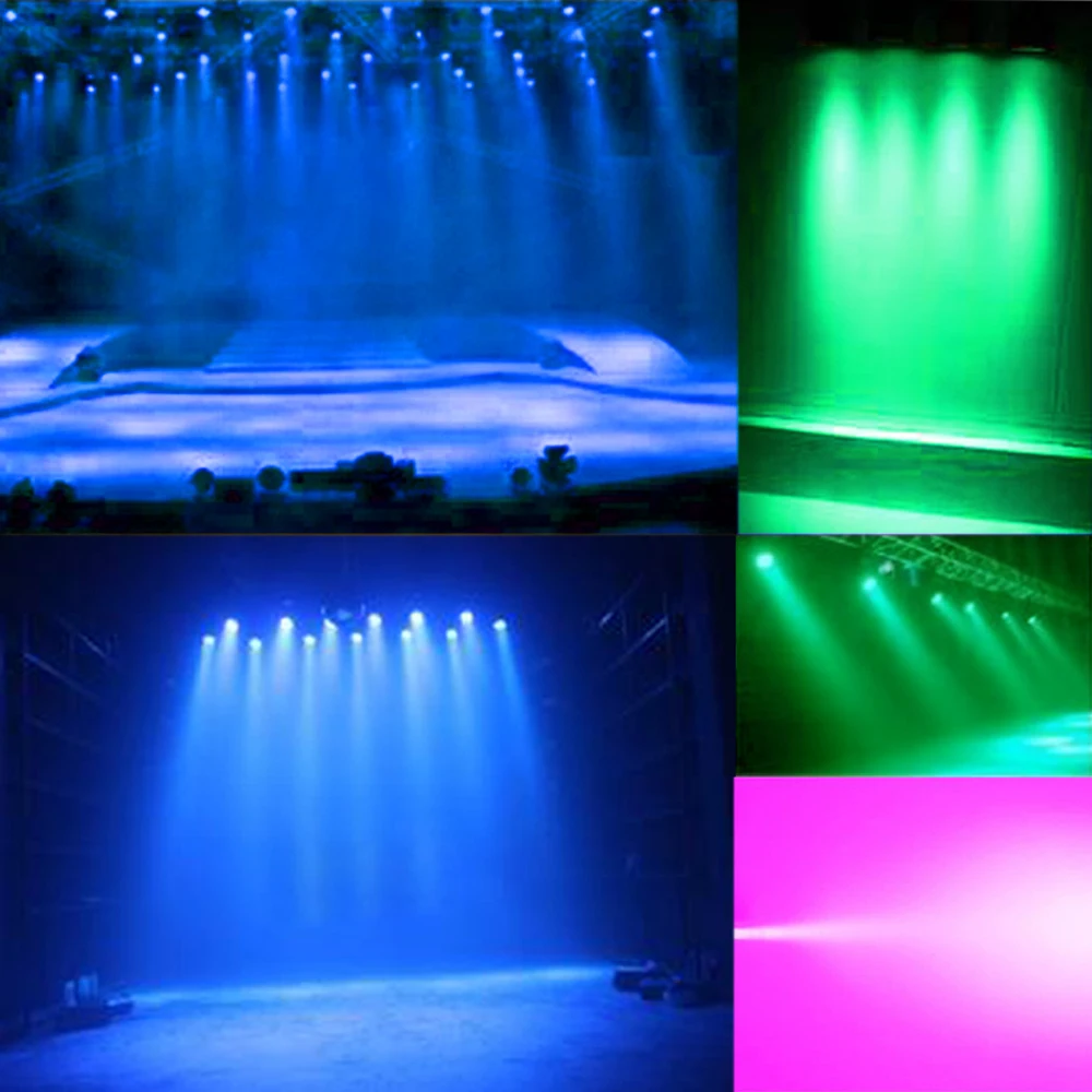 7LED RGBW 9/14 каналов DMX512 мини Вращающаяся головка движущаяся сценическая лампа с