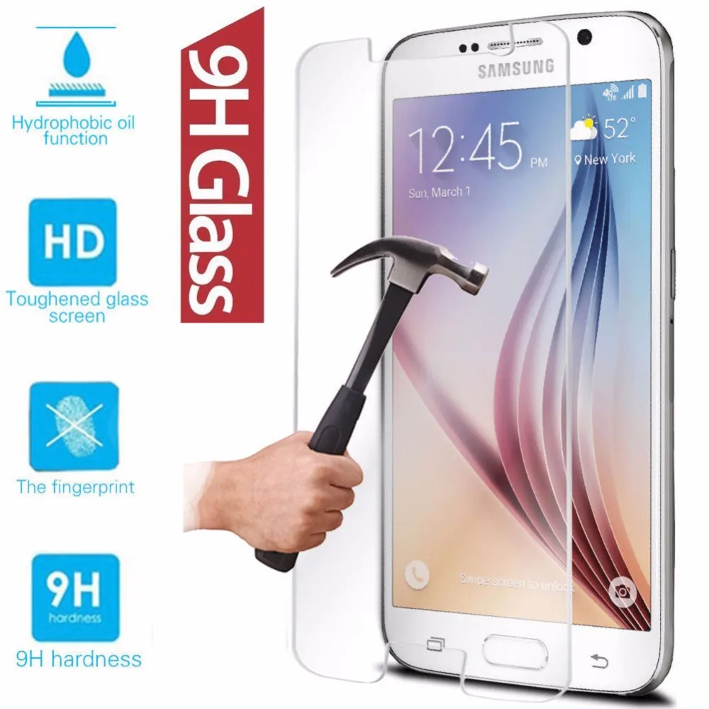 9H закаленная Защитная стеклянная пленка для экрана Samsung Galaxy J5 2016 SM-J510H SM-J510F 2.5D J3 J7 J2