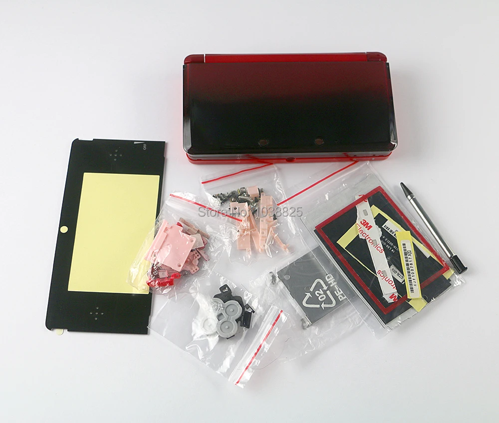 Полностью закрытый корпус для чехла 3DS сменные детали ремонта с кнопками лицевая