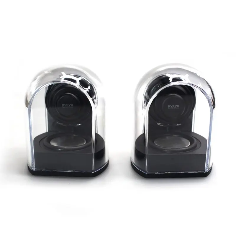 OVEVO D18 Bluetooth динамик 3D магнит 4 2 s с микрофоном прозрачный домашний стерео объемный