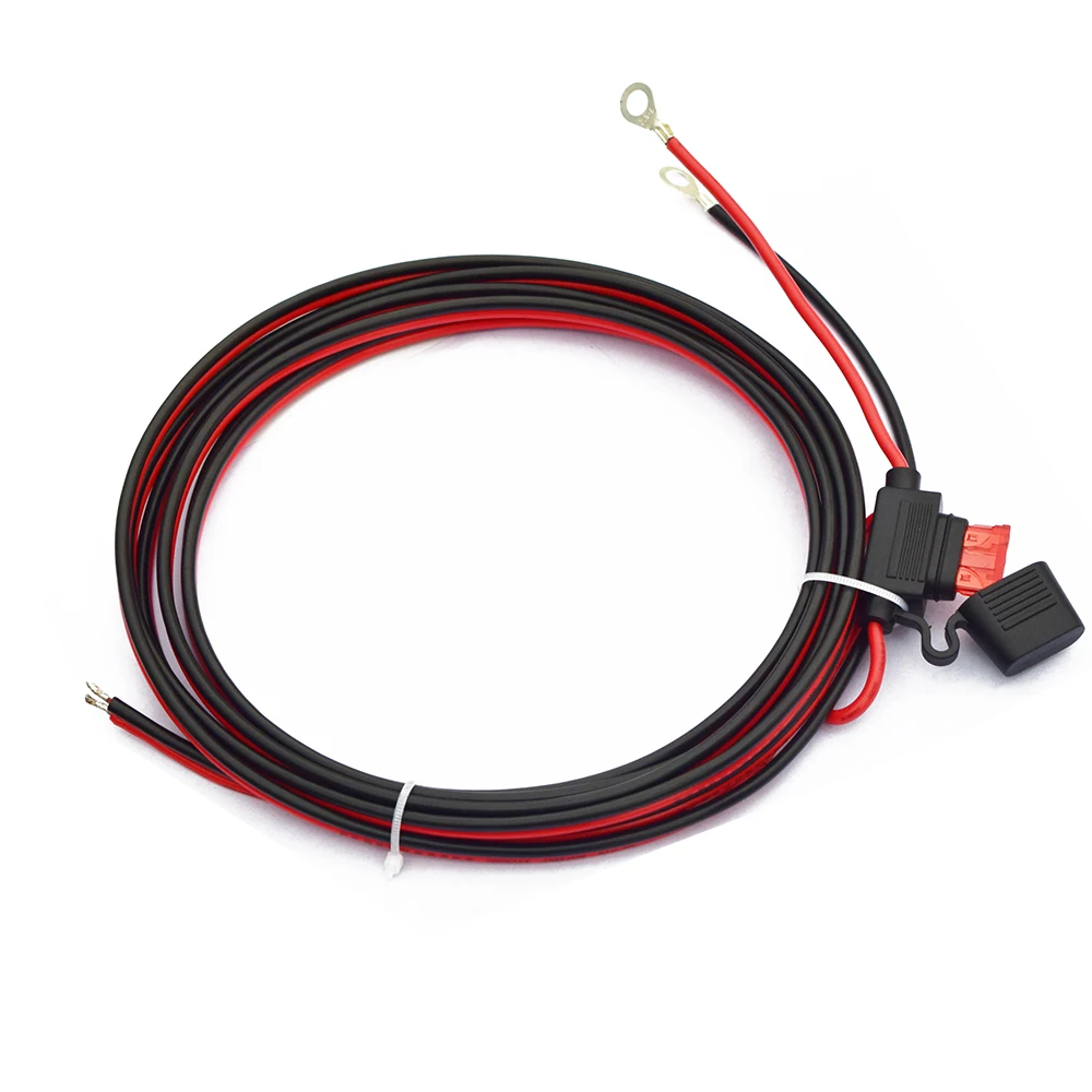 Boguang 6 мм терминал питания шнур 12 24 вольт 16AWG 1 5 м с 10A предохранитель
