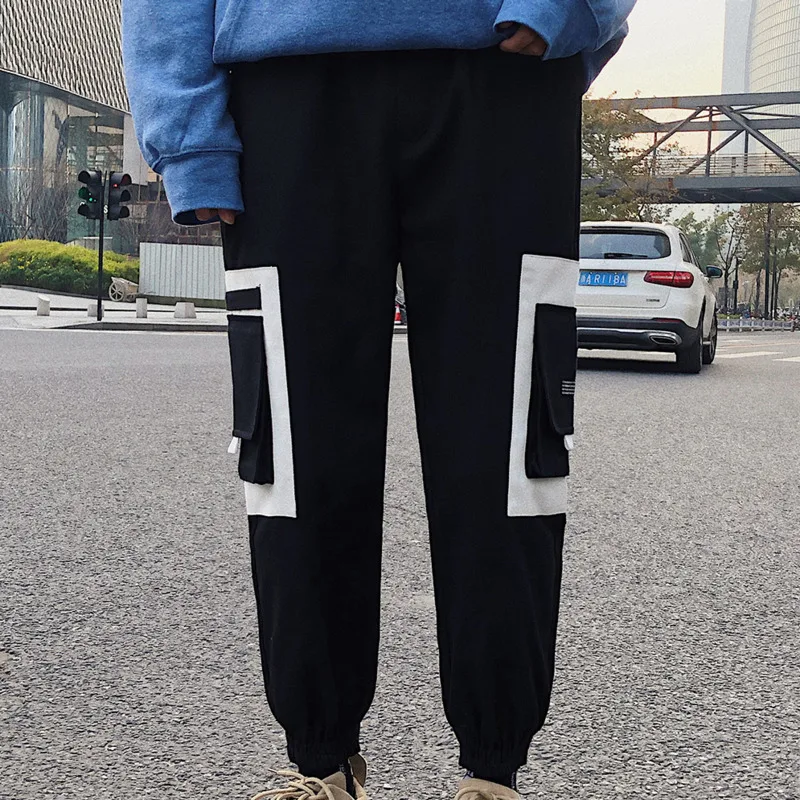 Autumn New Harem Pants Men Elastic Waist Fashion Tooling Wind Man Streetwear Hip Hop Loose Casual Wild Joggers Sweatpants |
