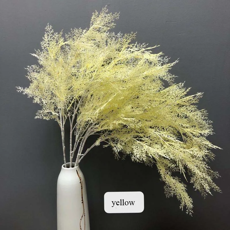 

105cm 6 branch New artificial flower wedding decoration fog frost grass family decoration fake flower