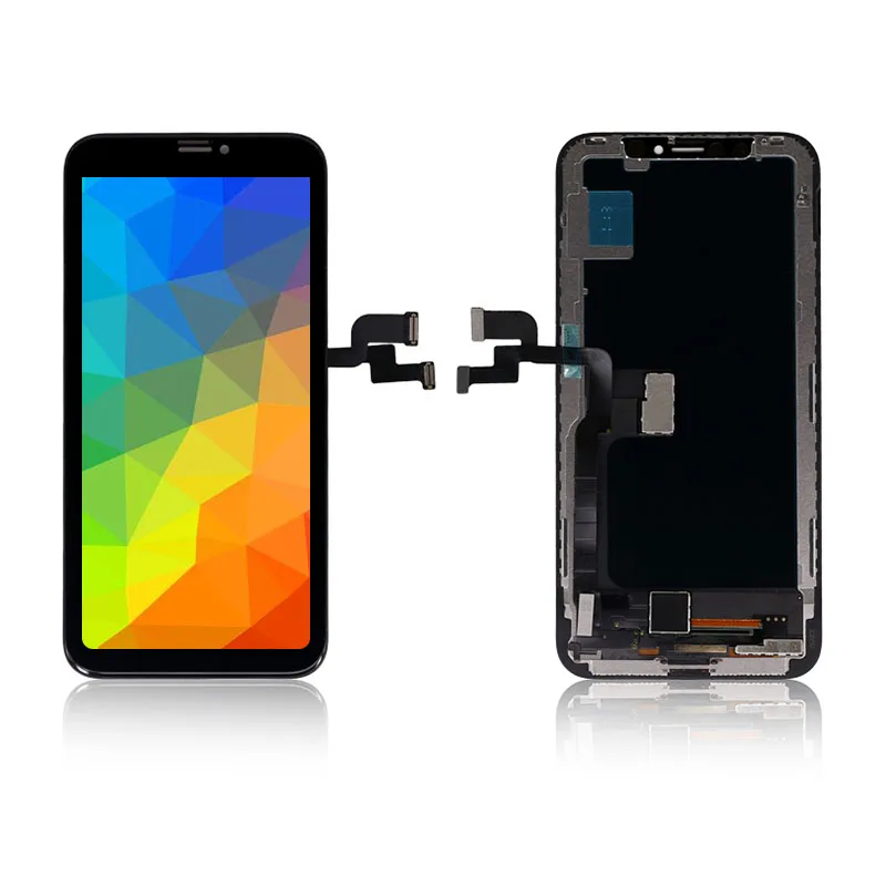 10 шт./лот для Iphone X LCD с кодирующий преобразователь сенсорного экрана в сборе