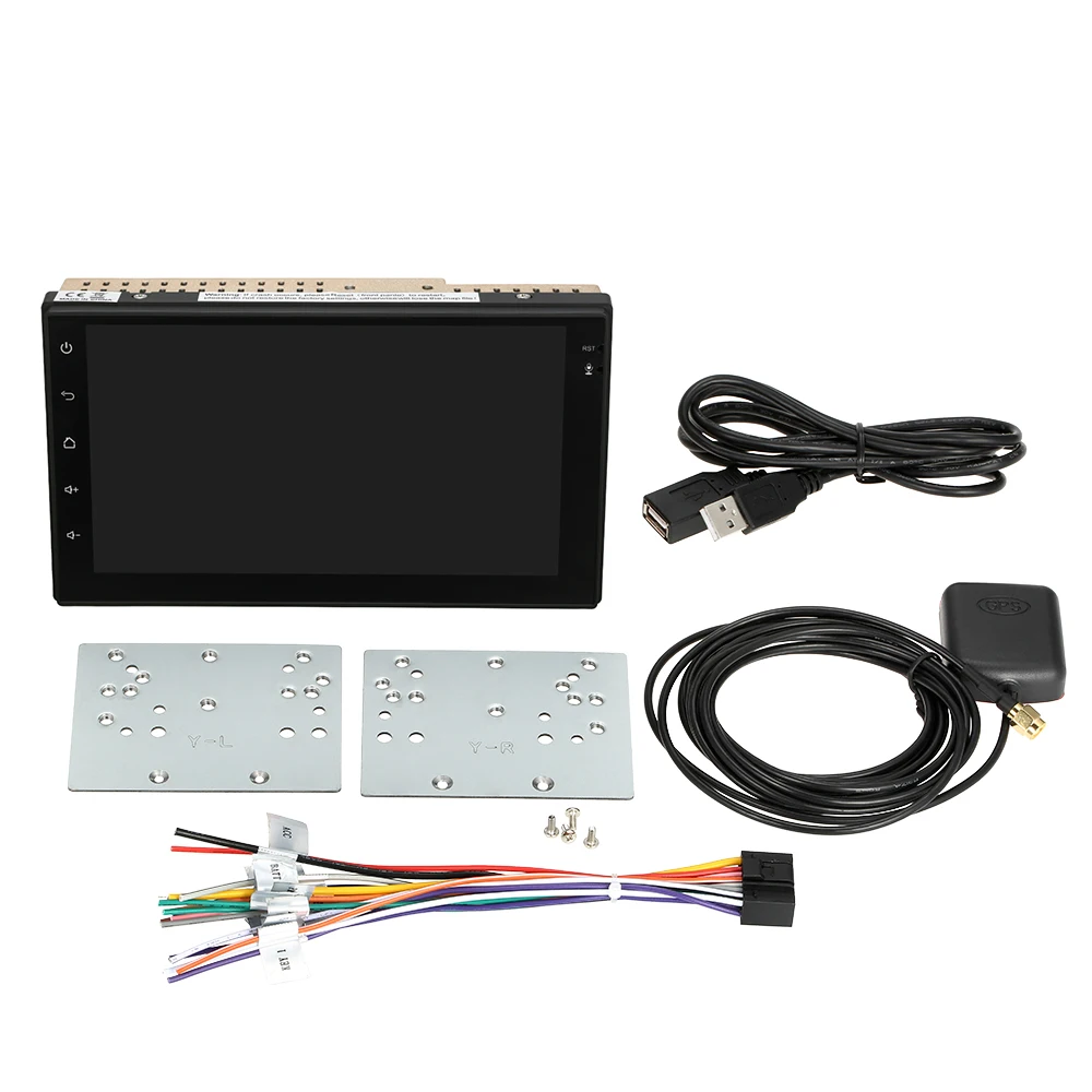 Автомагнитола с GPS Навигатором мультимедийный плеер Bluetooth Wi Fi AM/FM 7 &quotSmart 2Din Android 6 0