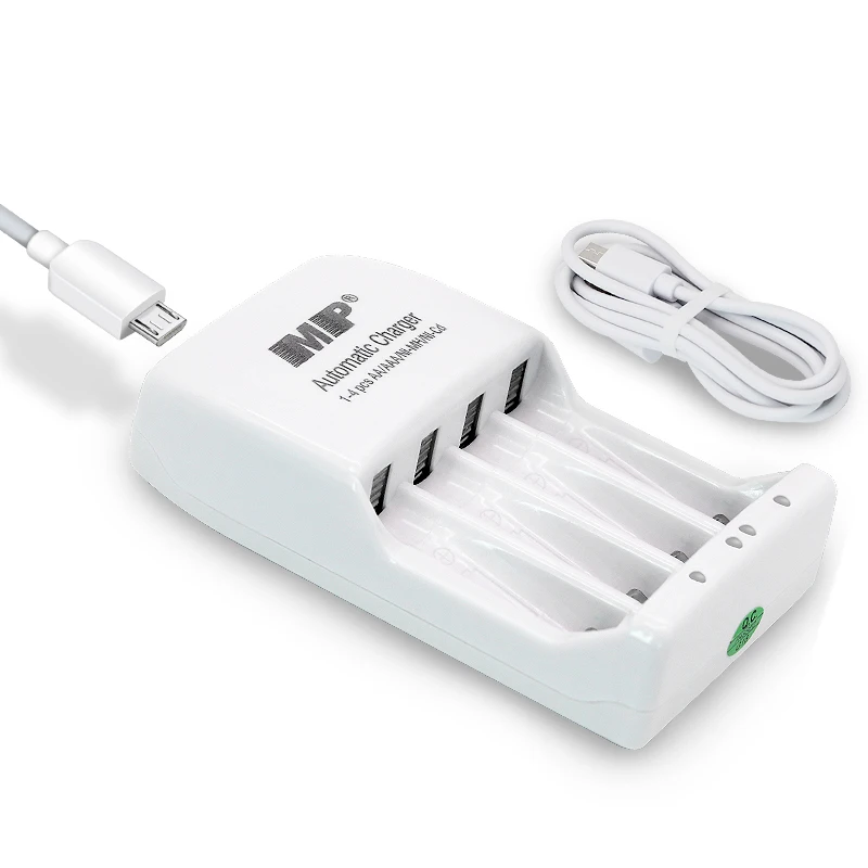 MP 4 слота Nimh Nicd 1 2 V автоматически USB зарядное устройство для AA AAA перезаряжаемые