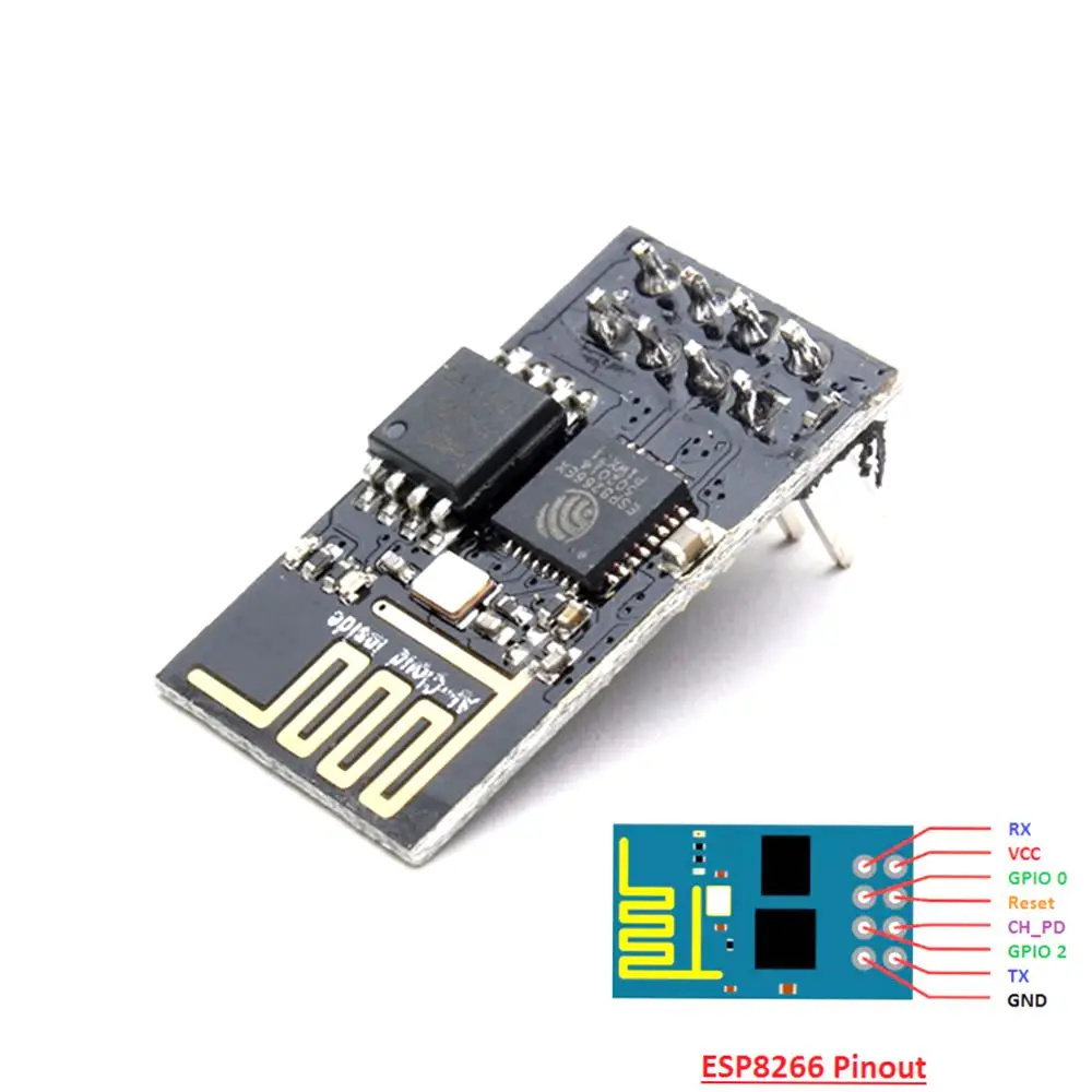 CLAITE USB к ESP8266 Серийный адаптер беспроводной wifi Develoment плата и ESP01 приемопередатчик