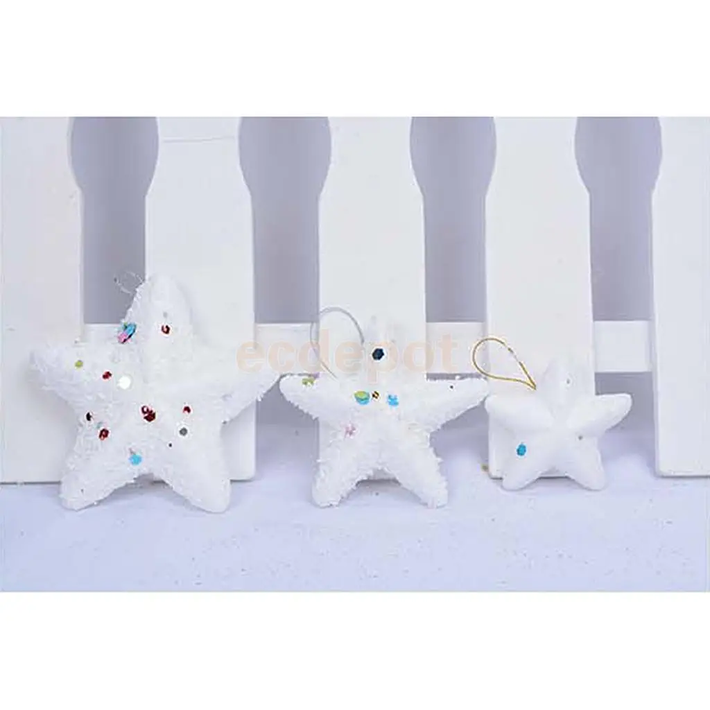 30 Pieces Star Shape Polystyrene Styrofoam Foam for Model Making DIY Christmas Ornament Decorations Modeling Craft 5cm | Дом и сад