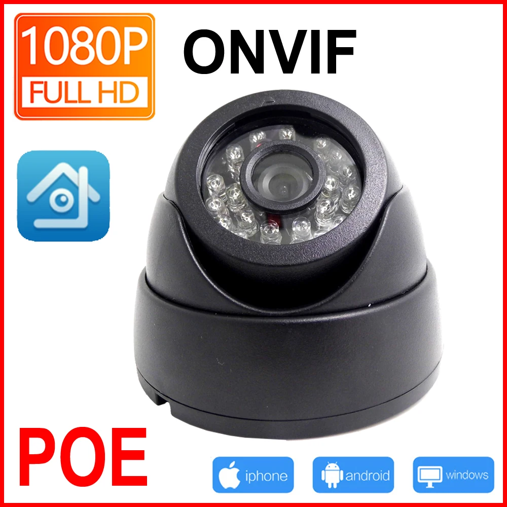 

JIENUO Ip Camera Poe 720P 960P 1080P Cctv Security Video Surveillance IPCam Infrared Home Surveillance 2mp Indoor Network Cam