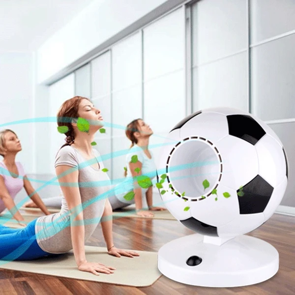 Fan New World Cup Football Portable mini USB cooling fan Mini Durable No Leaf Air Conditioner Cooling Cool home Office DeskTOP | Бытовая
