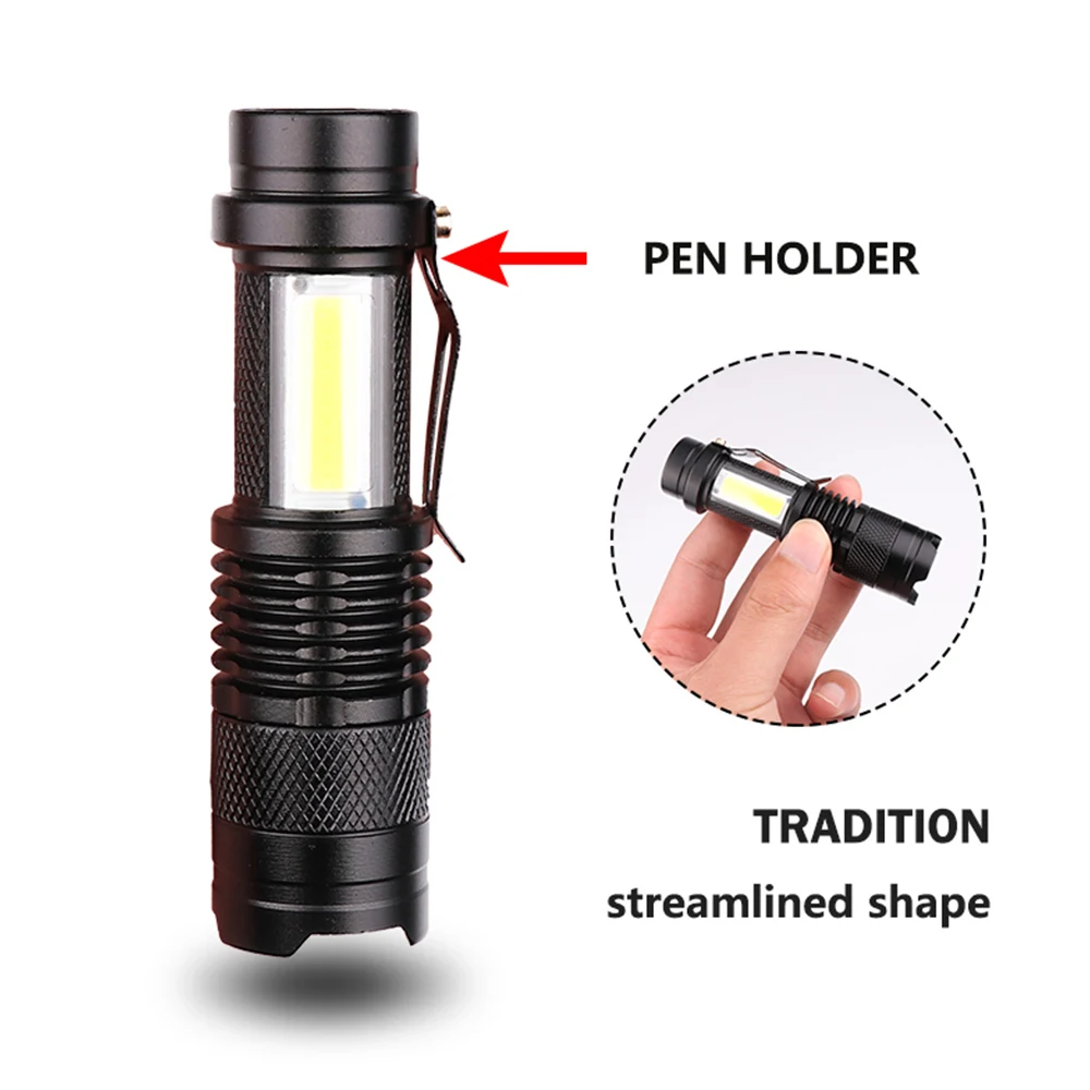 Фонарик Ручной с зарядкой от USB 3 режима 3800 лм | Освещение