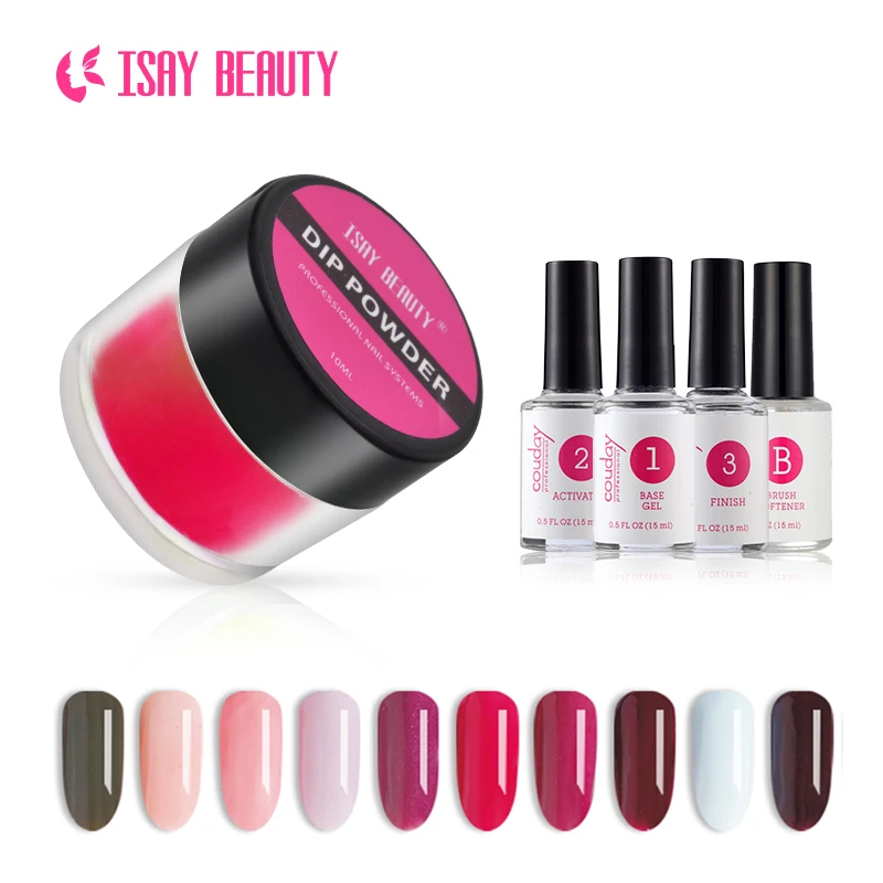 ISAYBEAUTY порошок 10 г Рождественский Цвета без лампа для лечения ногтей Пудра