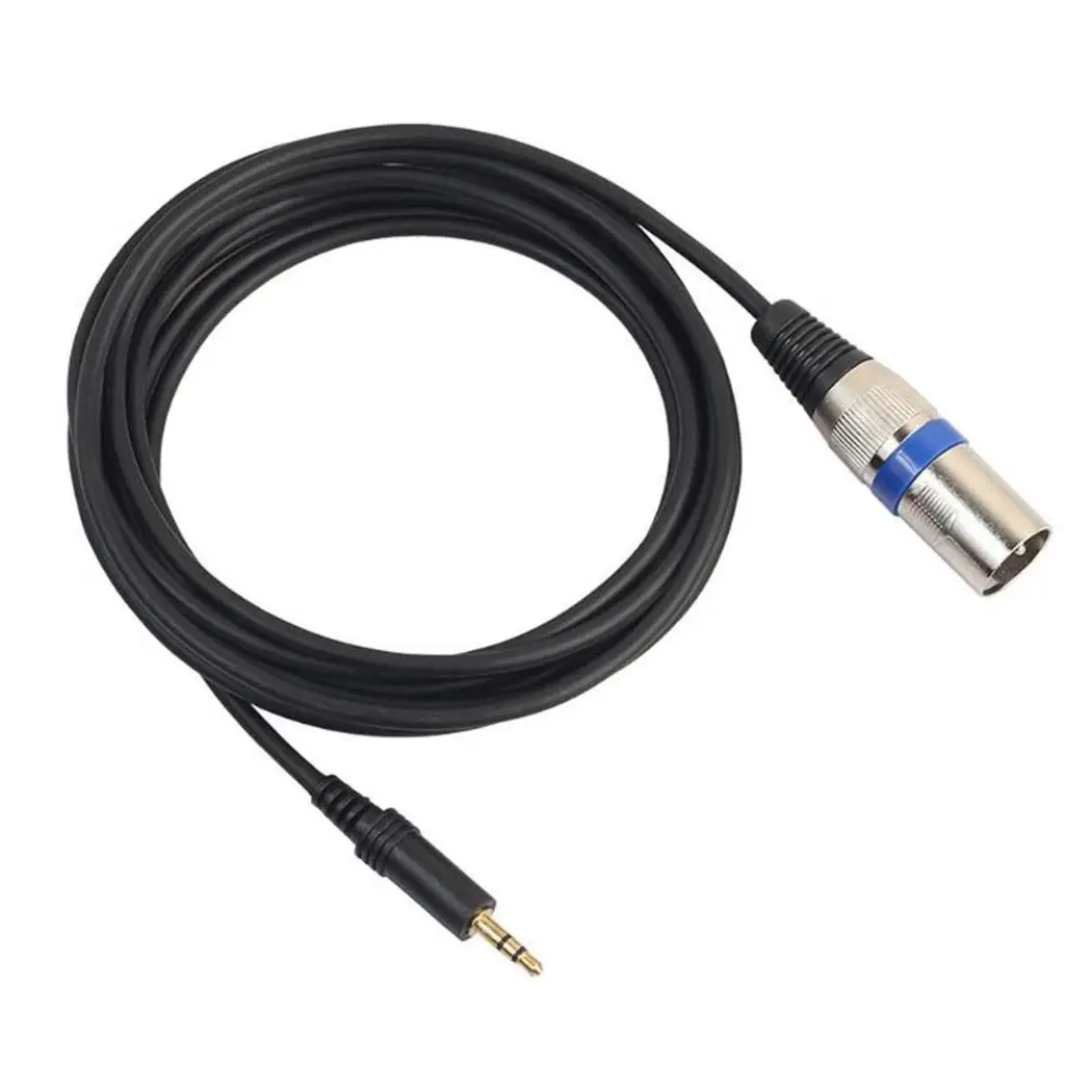 3 5 мм стерео Pin XLR аудио стильный дизайн с отличительным видом. Черный Штекерный