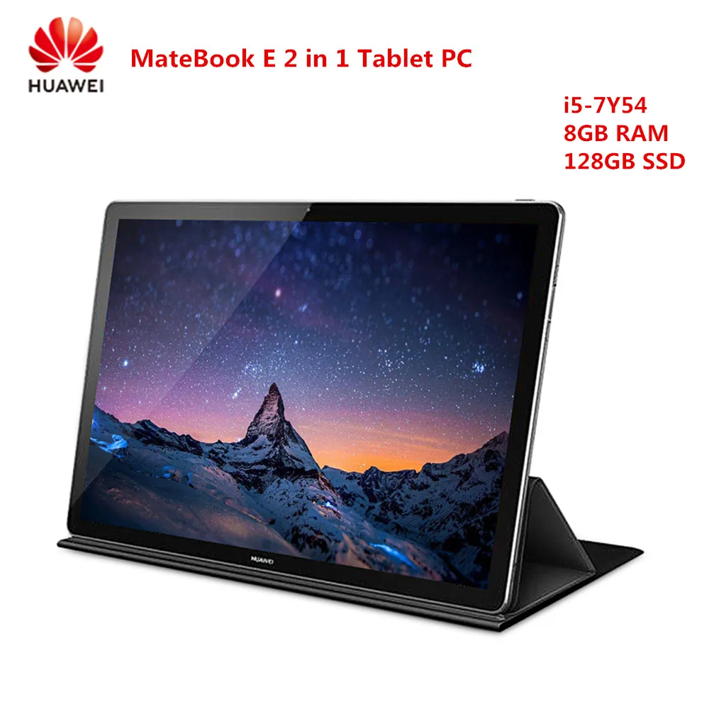 Ноутбук huawei MateBook E BL W19 12 дюймов ОС Windows 10 i5 7Y54 двухъядерный 1 2 ГГц 8 ГБ LPDDR3 128 SSD в