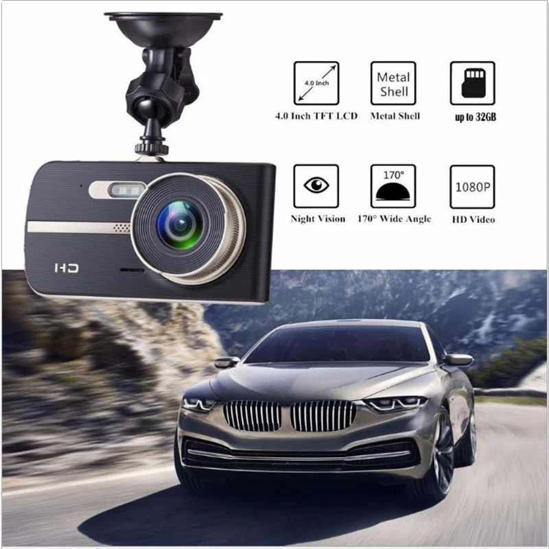 Super Hd 1080 p спереди + Vga зеркало заднего вида 290 градусов супер Широкий формат