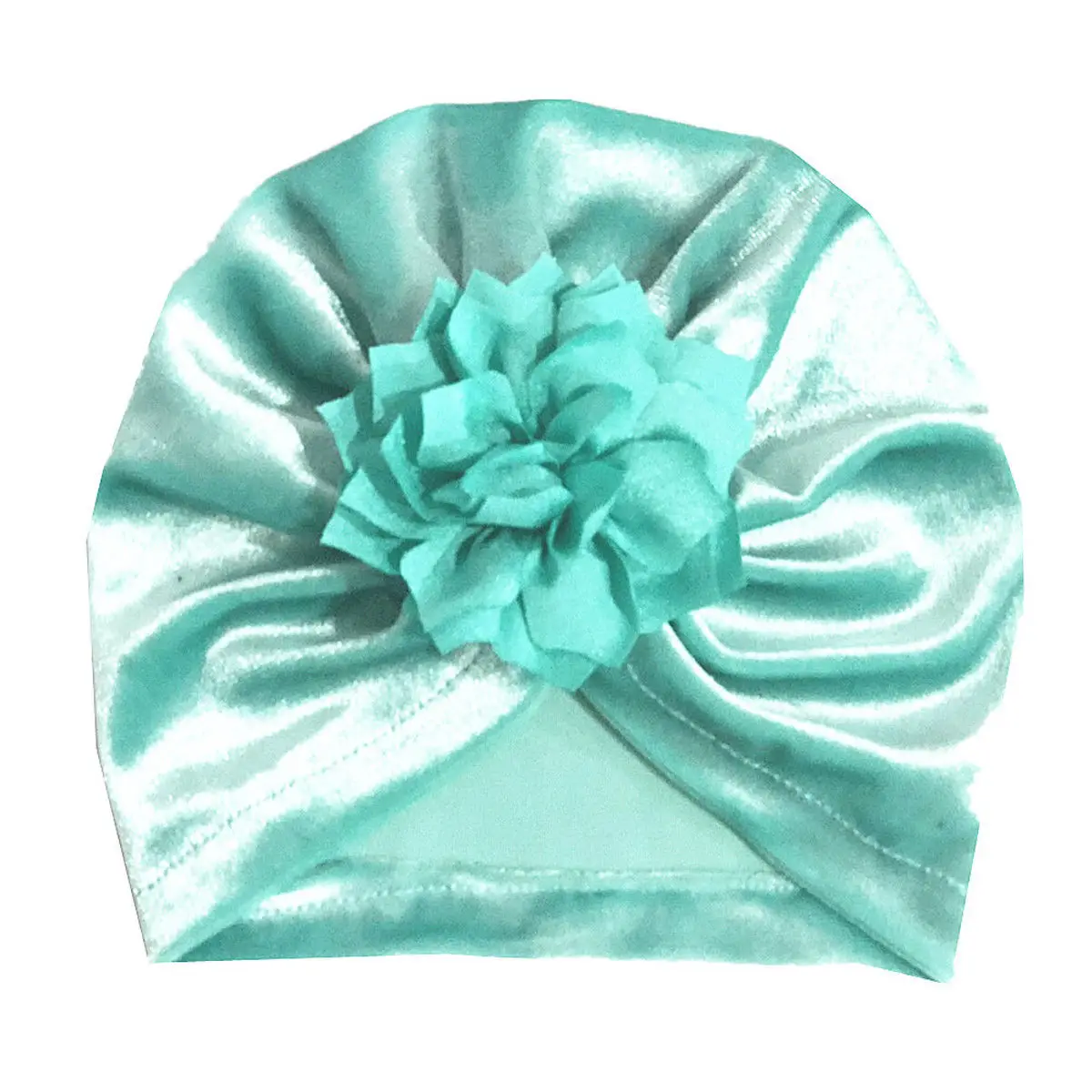 Fashion Baby Clothing 3D Floral Hat Caps Newborn Toddler Kids Boy Girl Turban Pleuche Beanie Winter | Детская одежда и обувь