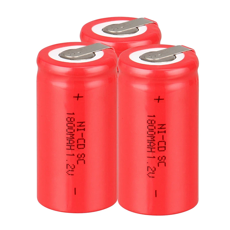 4 20 шт. электродрель SC батареи 1 2 V 1800mAh Ni CD подводная лодка C Перезаряжаемые Батарея