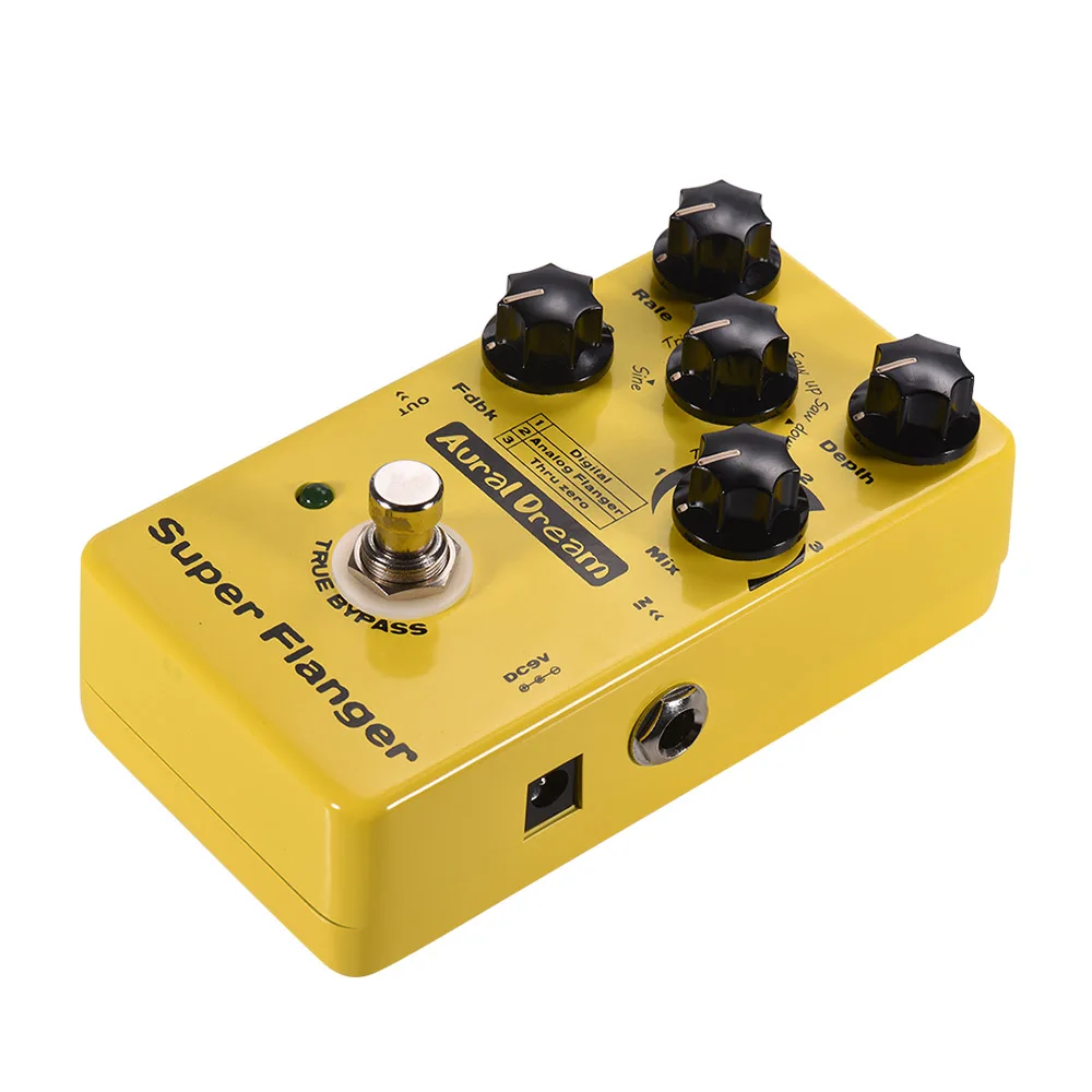 Педаль для гитарных эффектов Aural Dream Super Flanger 3 режима корпус из алюминиевого