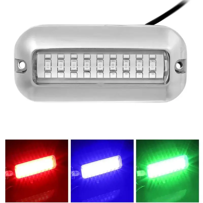 VODOOL 27LED 12V 3 5 W подводный Понтонный морской Трансом свет IP68 Водонепроницаемый