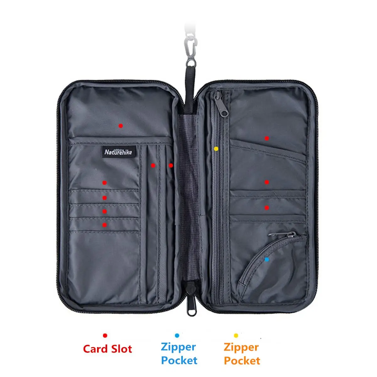 Travel ID Card Wallet Women Large Capacity Passport Cover Men's Purse Waterproof Credit Holder Cellphone Money Bag | Багаж и сумки