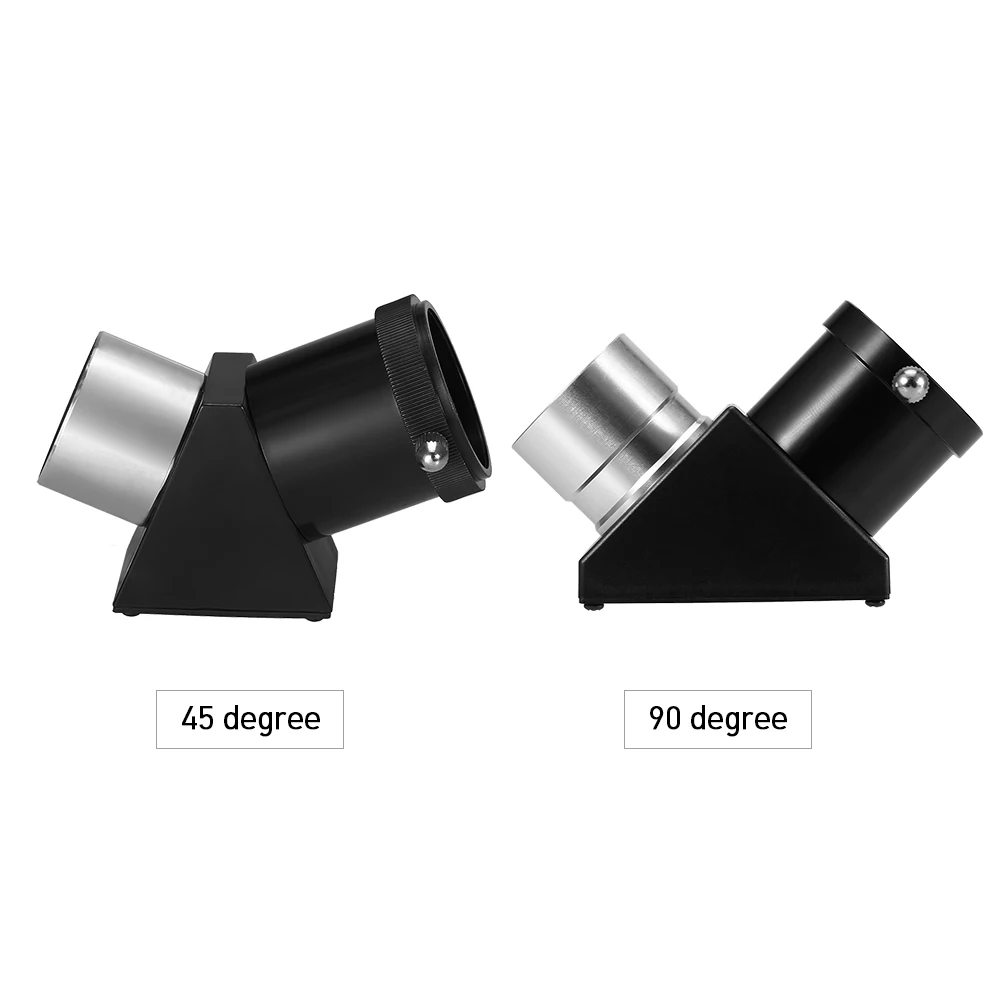 Astronomical Telescope Eyepiece Lens 45/90 Degree Diagonal Erecting Prism 1.25IN Zenith Mirror for Refractor Cassegrain lens | Спорт и
