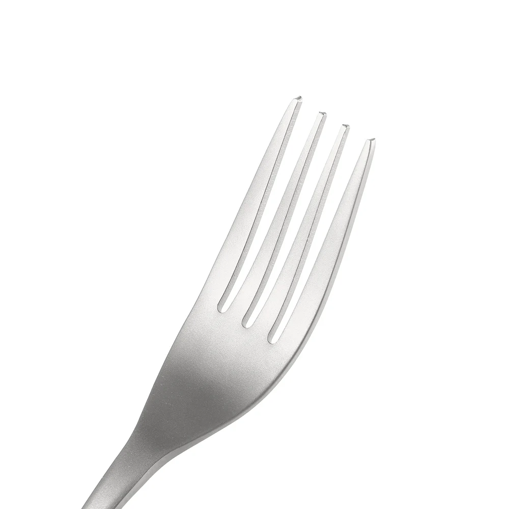 Вилка Lixada титановая легкая столовая посуда из титана вилки для ужина и кемпинга