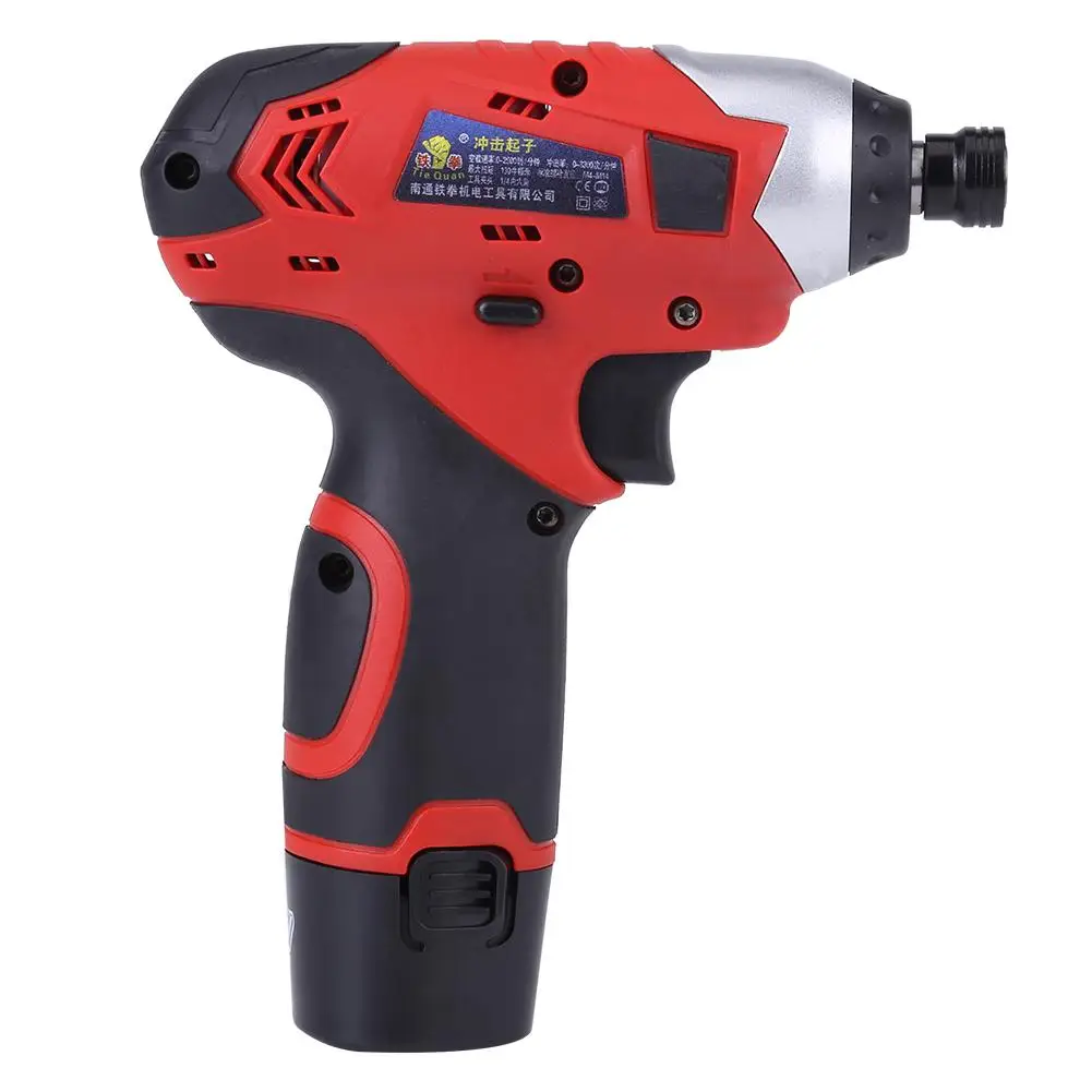 12V Бытовая многофункциональная ударная отвертка двойная литий ионная