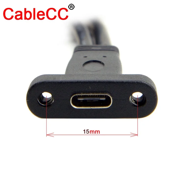 CY Однопортовый USB 3.0 Type C Female к 3 1 материнская плата 19pin Header Cable 40cm|usb-c type|usb-c femaleusb