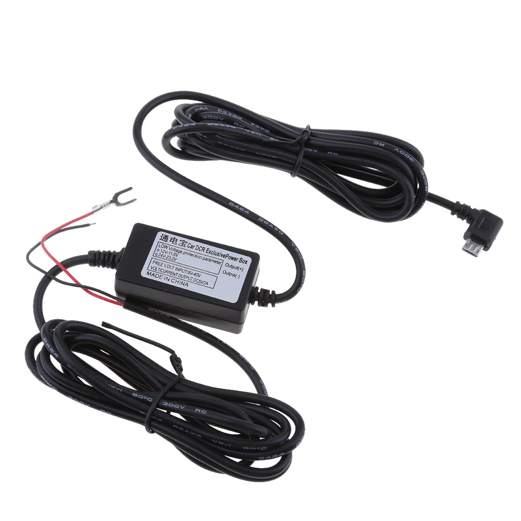 Жесткий кабель скрытая проводка 5 в мини USB авто зарядное устройство