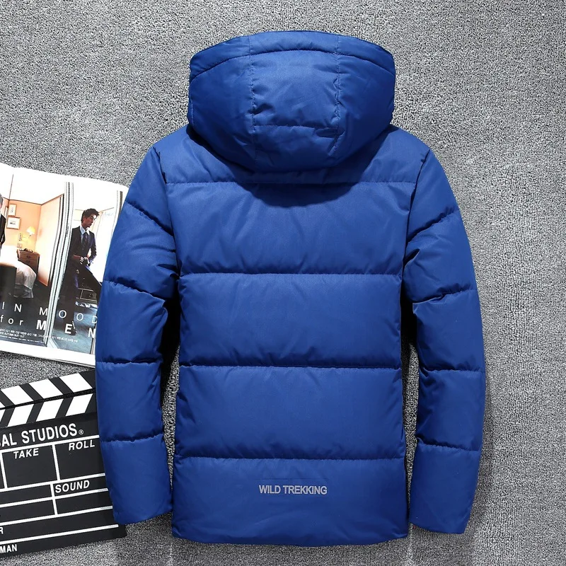 Новинка 2017 популярный брендовый длинный мужской пуховик зимнее пуховое пальто