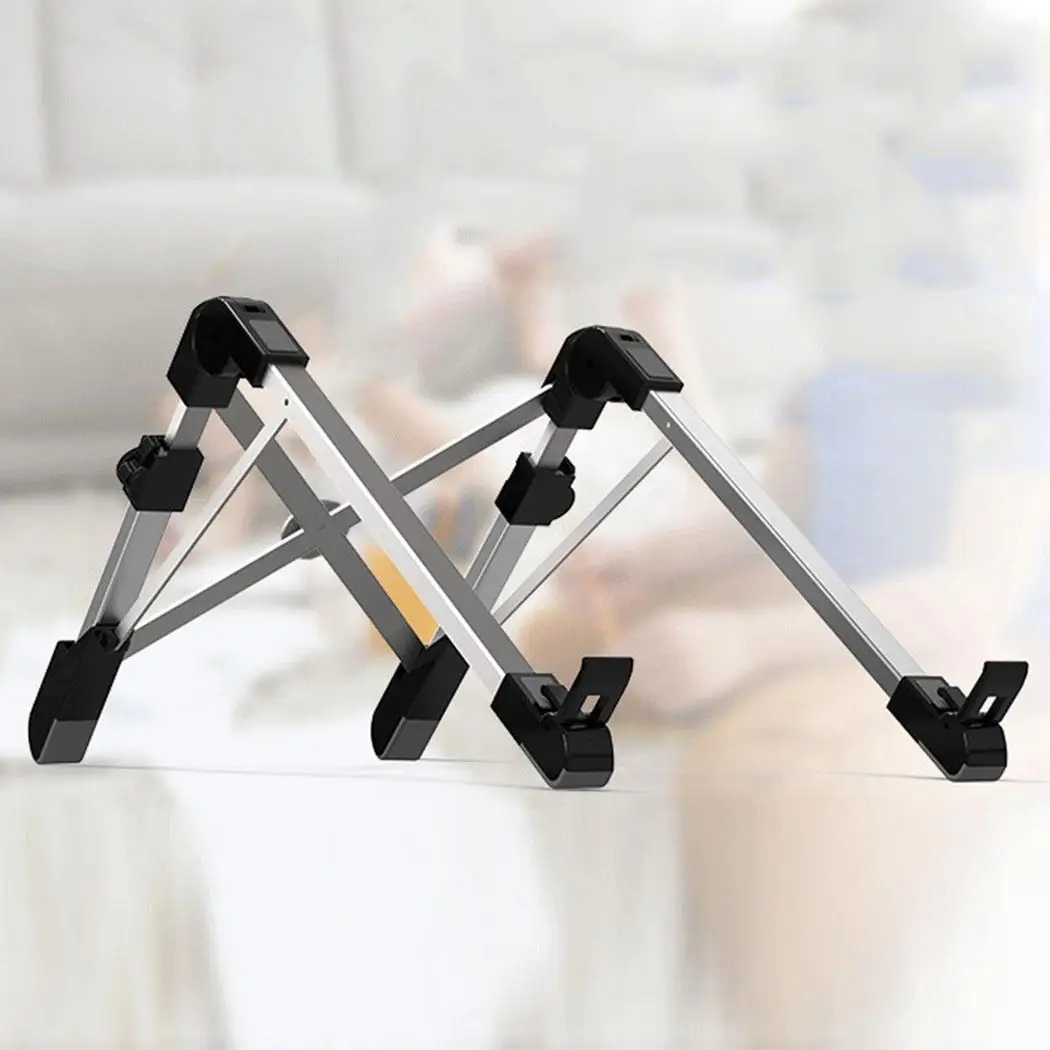 Notebook Stand Desktop Multi-function Folding Computer Lifting Base 140g Rack Black silver | Компьютеры и офис