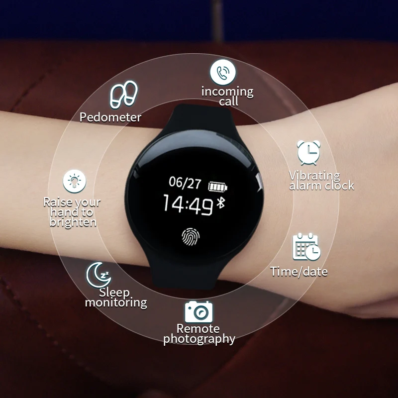 SENSTHEN Bluetooth Смарт часы для IOS Android мужчин и женщин Спорт интеллектуальный счетчик