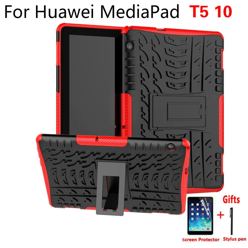 Чехол для Huawei MediaPad T5 10 Женский чехол/L09/L03/W19 1 дюйма сверхмощный чехол подставка 2 в