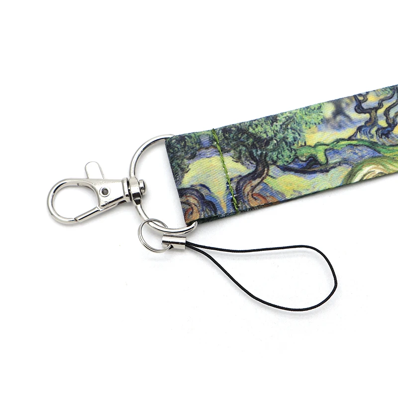 Van Gogh Cypress шнурок для дерева Badge ID Lanyards/мобильный телефон Rope/ Key Lanyard Neck Strap Accessories